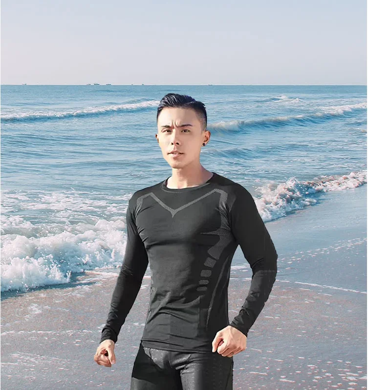 Men's full body swimsuit