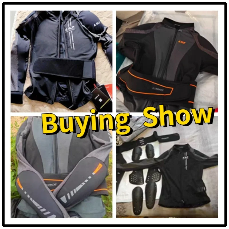 LS2 Motorcycle CE Certified Summer Breathable Motorcycle Racing Jacket Body Armor Men Women Motorcyclist Jacket Armor Clothing