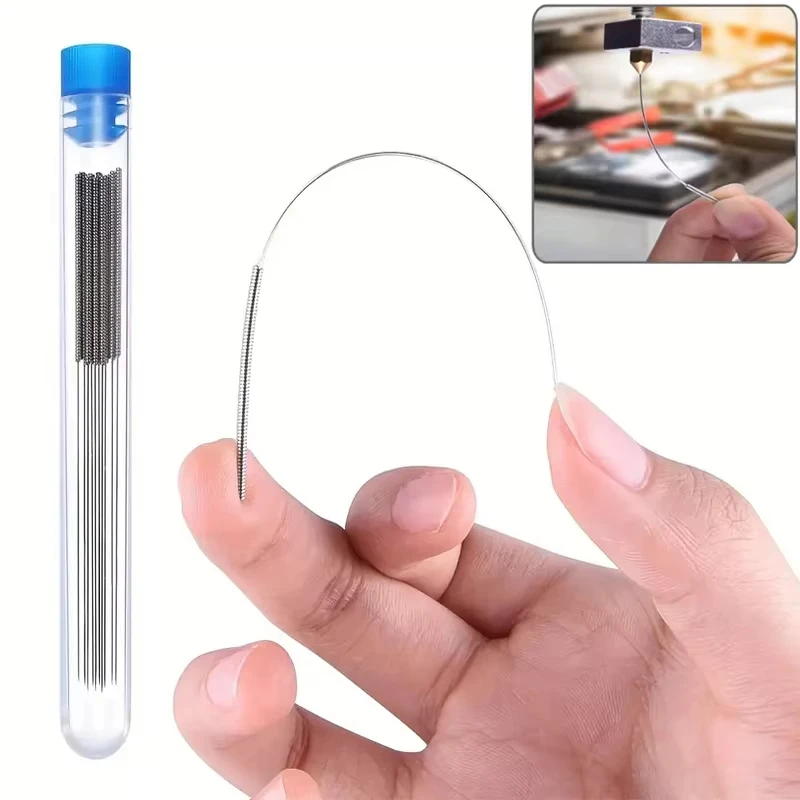 10Pcs Car Windscreen Jet Nozzle Washer Tool Stainless Steel Wiper Nozzle Cleaning Kit For 3D Printer Jets,Gas Stoves,Shower Head