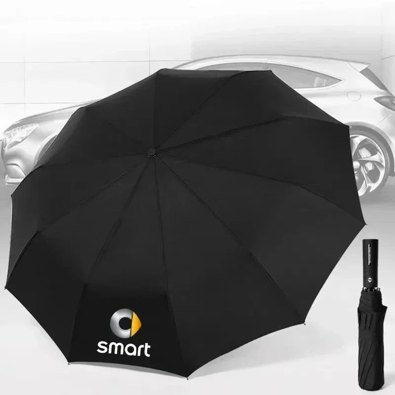 Personalizzazione Per Smart 451 453 452 450 454 Roadster Fortow Ev Forfour Ev Smart Eq Car Ombrello Parasole Pieghevole Completamente Automatico