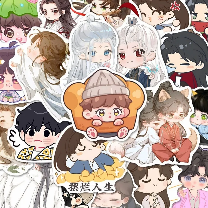 신비한 연꽃 케이스북 스티커, 애니메이션 Li Xiangyi 문구 스티커, Li Lianhua 방수 학생 학교 용품
