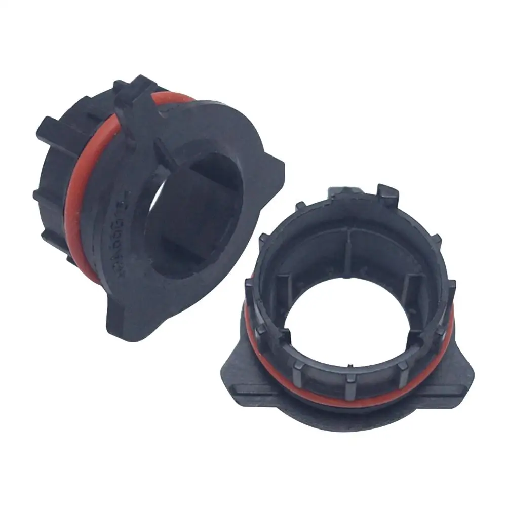 

2 Pcs H7 Car Headlight Base Led Lamp Light Socket Buckle Bulb Adapter Holder Compatible For E39/1 Series/5 Series E60/520/slk