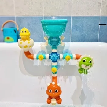 Giocattoli da bagnetto per bambini Vasca da bagno Tubi fai-da-te Tubi Tempo del bagnetto Gioco d'acqua Spray Nuoto Giocattoli da bagno per i più piccoli Regali per bambini Regalo di compleanno