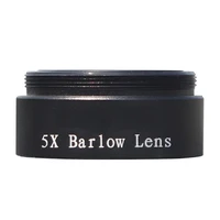 Professional 5X Barlow Lens, 1.25 "Eyepiece Extender, M28.5 * 0.6, Astronomical Accessories or Camera Adapter 2