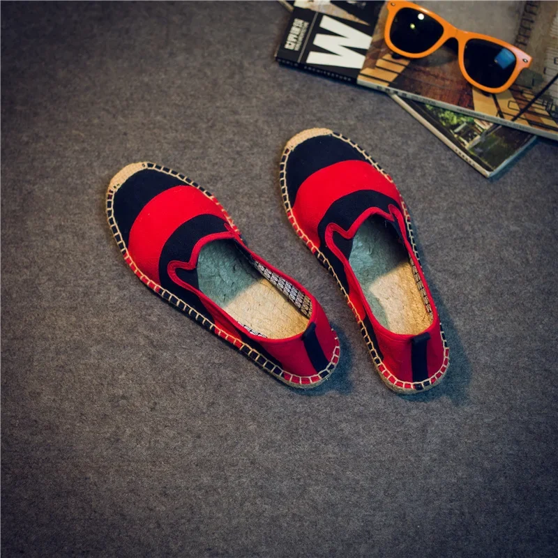 Mens Casual Shoes casual shoes casual sneakers fashion sneakers Slip-on Flat Cloth Breathable Fisherman
