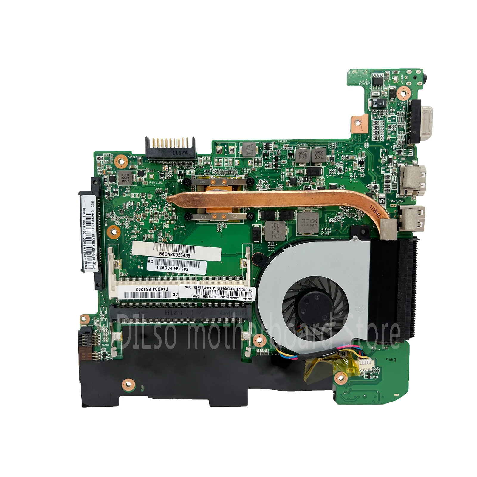 Kefu 1215b Mainboard para Asus Eeepc 1215 Portátil Placa-mãe Teste Trabalho 100% Original - Imagem 2