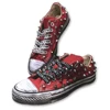 Classic High-top Rivet Distressed Canvas Shoes For Men And Women Dirty Shoes Hip-hop Vulcanized Sneakers Large Size Casual Shoes 1