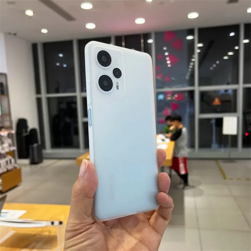 Luxury Transparent Matte Shockproof Case - Soft Bumper Cover