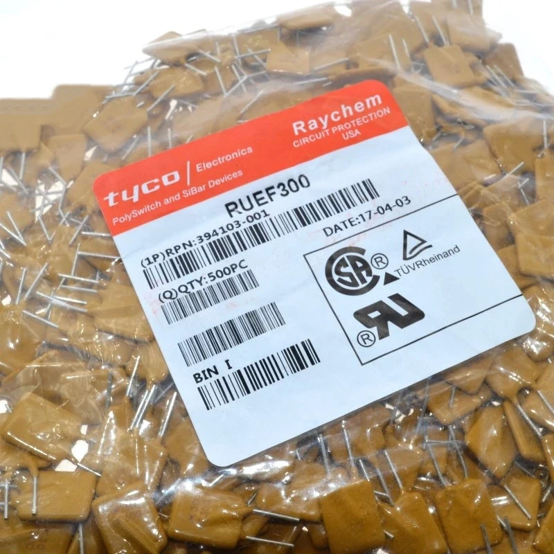 

Сбрасываемый предохранитель 50 шт./лот RUEF300 UF300 3A 30V PPTC