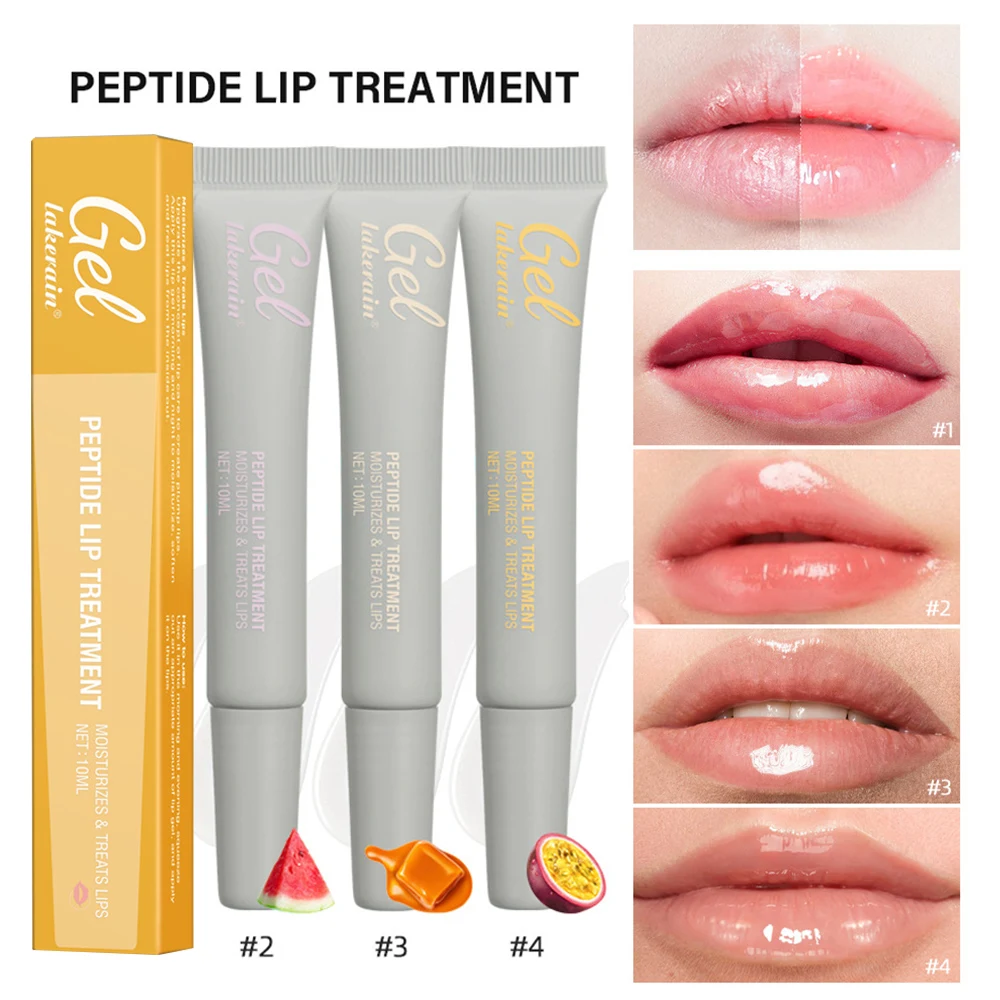 

Peptide Lip Treatment Moisturizing Lip Mask Gel To Remove Dead Skin Lipstick Base Lip Cream Lip Care Mask 10ml