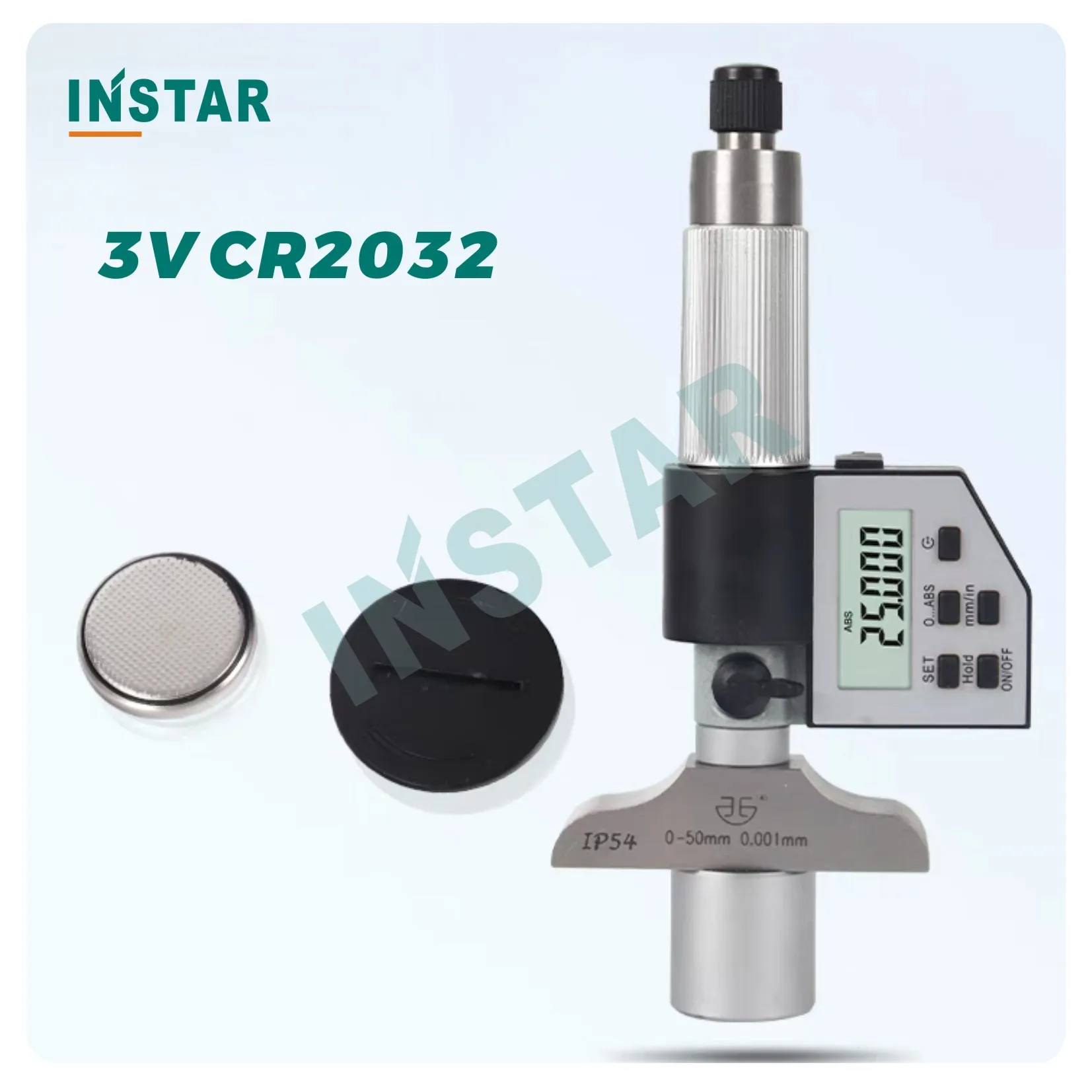 디지털 깊이 마이크로미터 플랫 엔드 0-25mm 0-50mm 0-100mm 0-150mm 0-200mm 0-300mm IP54 프루프 0.001mm DIN40050 IEC529 DIN 표준