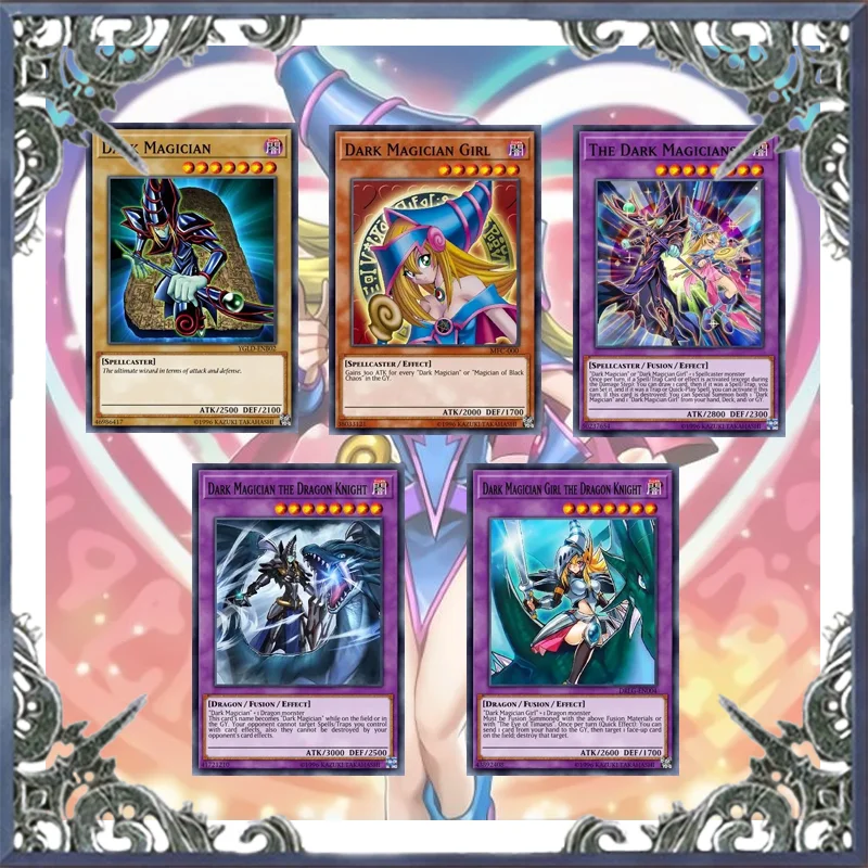 Game Cards Collectible Cards Yugioh Cards 22 pcs Yugioh Dark Magician Related Cards DIY Not Original Mutou Yugi