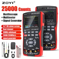 Digital Oscilloscope Multimeter  Dual-channel Real-time sampling Signal Generator rate 48MSa/s True RMS Professional Tester 1