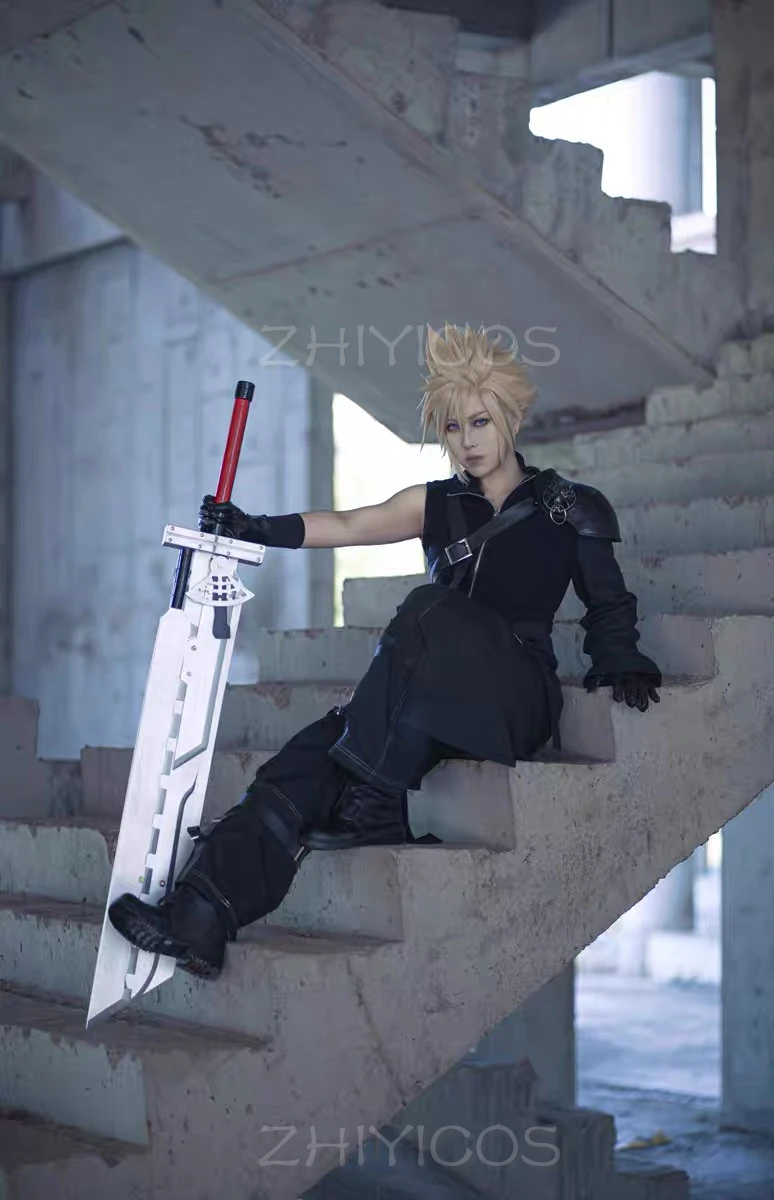 Final Fantasy FF7 Remake Cloud Strife Cosplay Kostüm Outfit Pauldrons Halloween Erwachsene Kostüme für Frauen/Männer Anpassen 18 Final Fantasy FF7 Remake Cloud Strife Cosplay Kostüm Outfit Pauldrons Halloween Erwachsene Kostüme für Frauen/Männer Anpassen 7