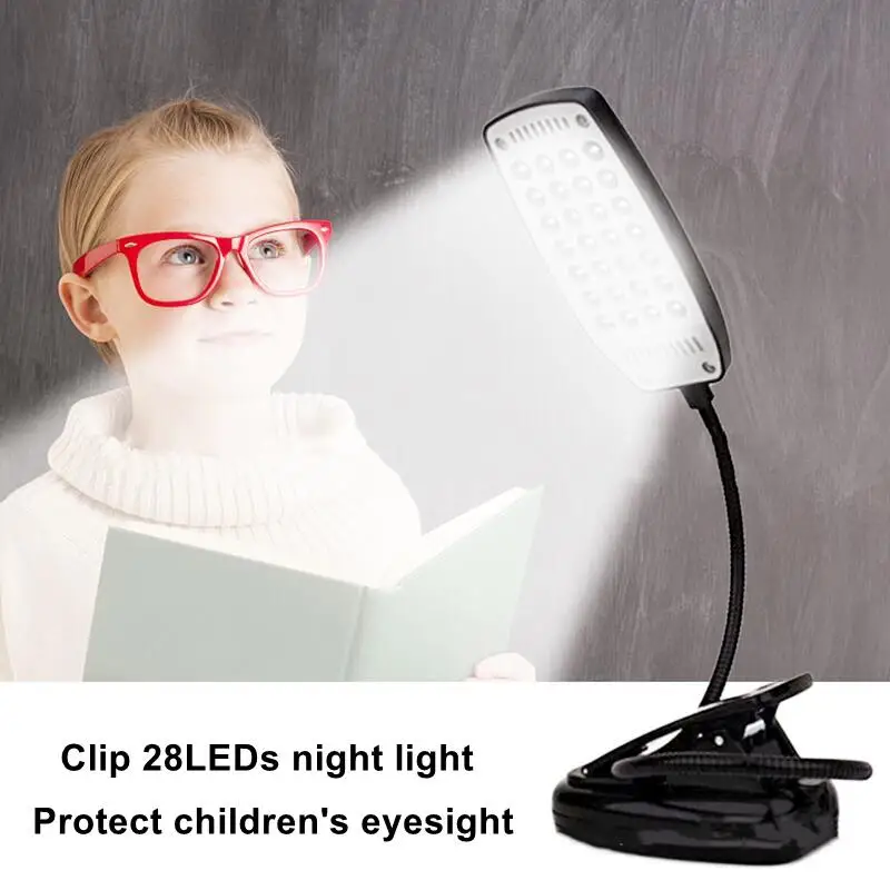 새로운 28LED 13LED 독서 램프 LED USB 책 빛 휴대용 퍼스널 컴퓨터 노트북 PC 컴퓨터를위한 매우 밝은 가동 가능한 4 개의 색깔 1Pcs 새로운 도착