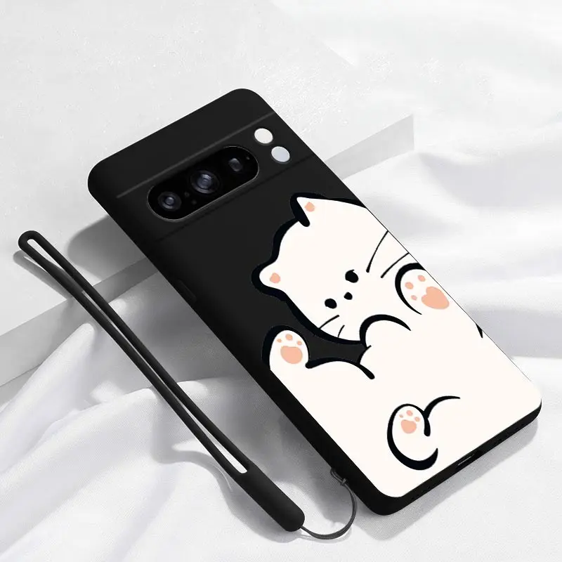 Fluffy Kitten Bracelet Silicone Phone Case Cover