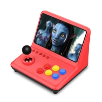 Console de jeu d'arcade à grand écran IPS A12 de 9 pouces, avec 5000 jeux, Double Joystick, petite Console GBA de bureau pour les amateurs de jeux 3