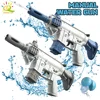 HUIQIBAO Manual Water Gun Fights Portable Desert Eagle M1911 M416 Pistol Shooting Game Outdoor Fantasy Toys for Children Gifts 1