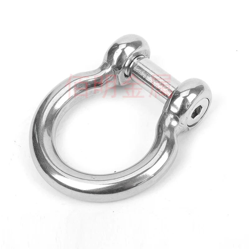 Stainless Steel 304 High Tensile M5-M20 HEX Socket Countersunk Pin Dee or Bow Type Anchor Shackle 4PCS Anchor Shackle