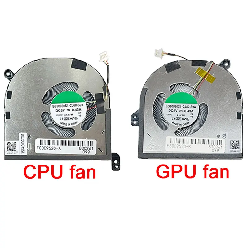 Ventilateur Pour PC Portable Dell Latitude 5530 & Precision 3570 - DC 5V - Connexion 4 Broches - 6