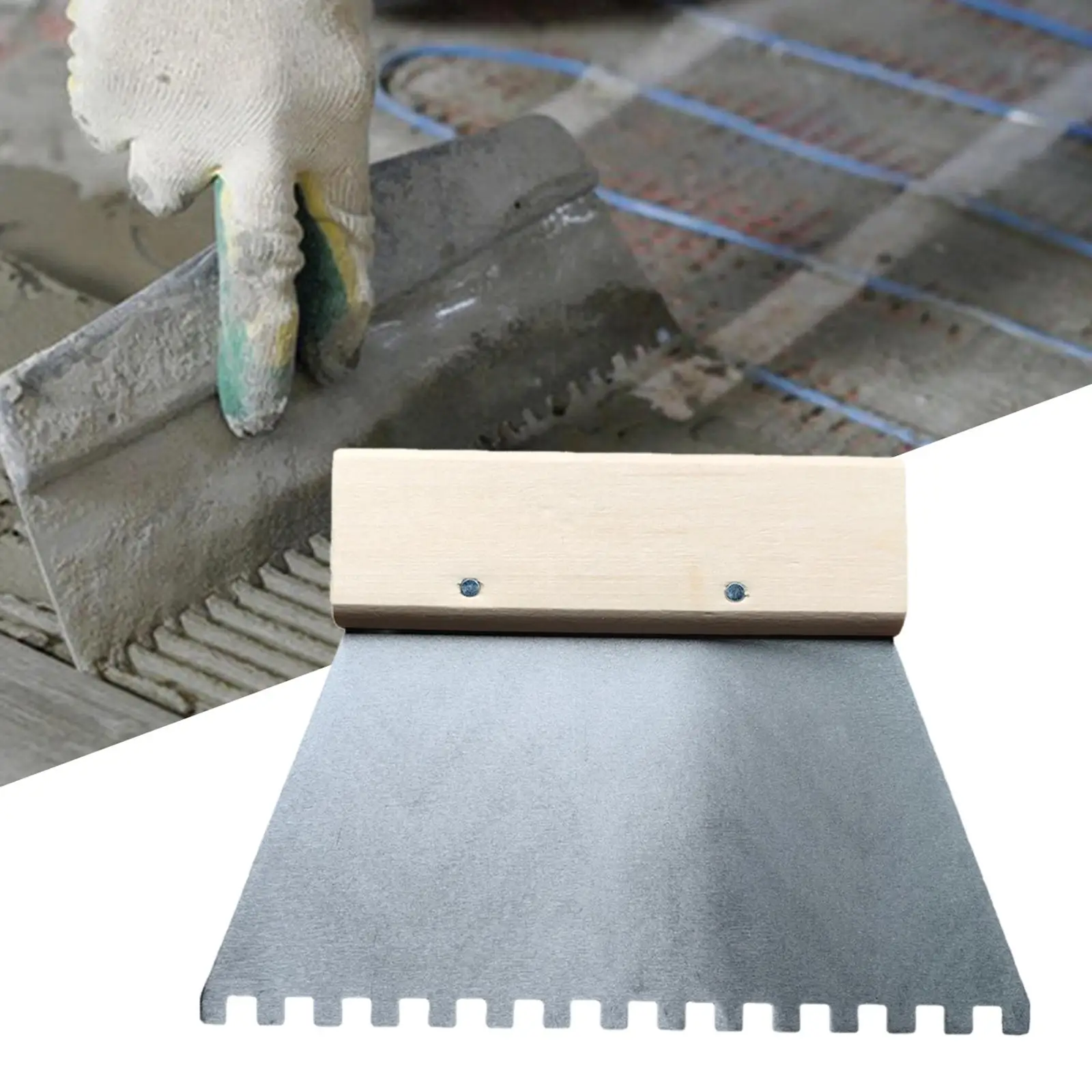 Tile Trowel Concrete Spatula Steel Trowel Putty Notched Spreader Grout Spreading Tools Wall Cement Drywall plastering trowel grout trowel concrete trowel