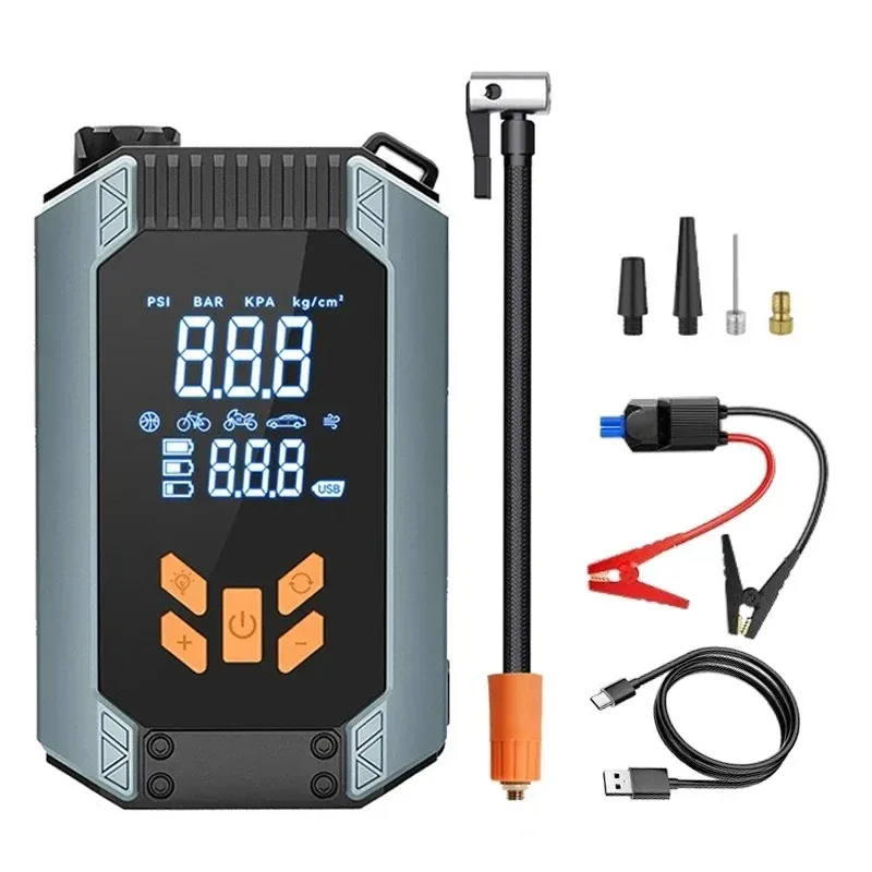 AdoreTrip 24000mAh Car Jump Starter With 150PSI Air Compressor & Digital Inflator