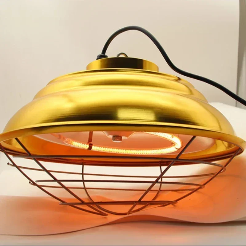 220V Farm Insulation Lampshade Heating Lamp Breeding Thermal Insulation Equipment Livestock Breeding Supplies for Chicke Pig Cow