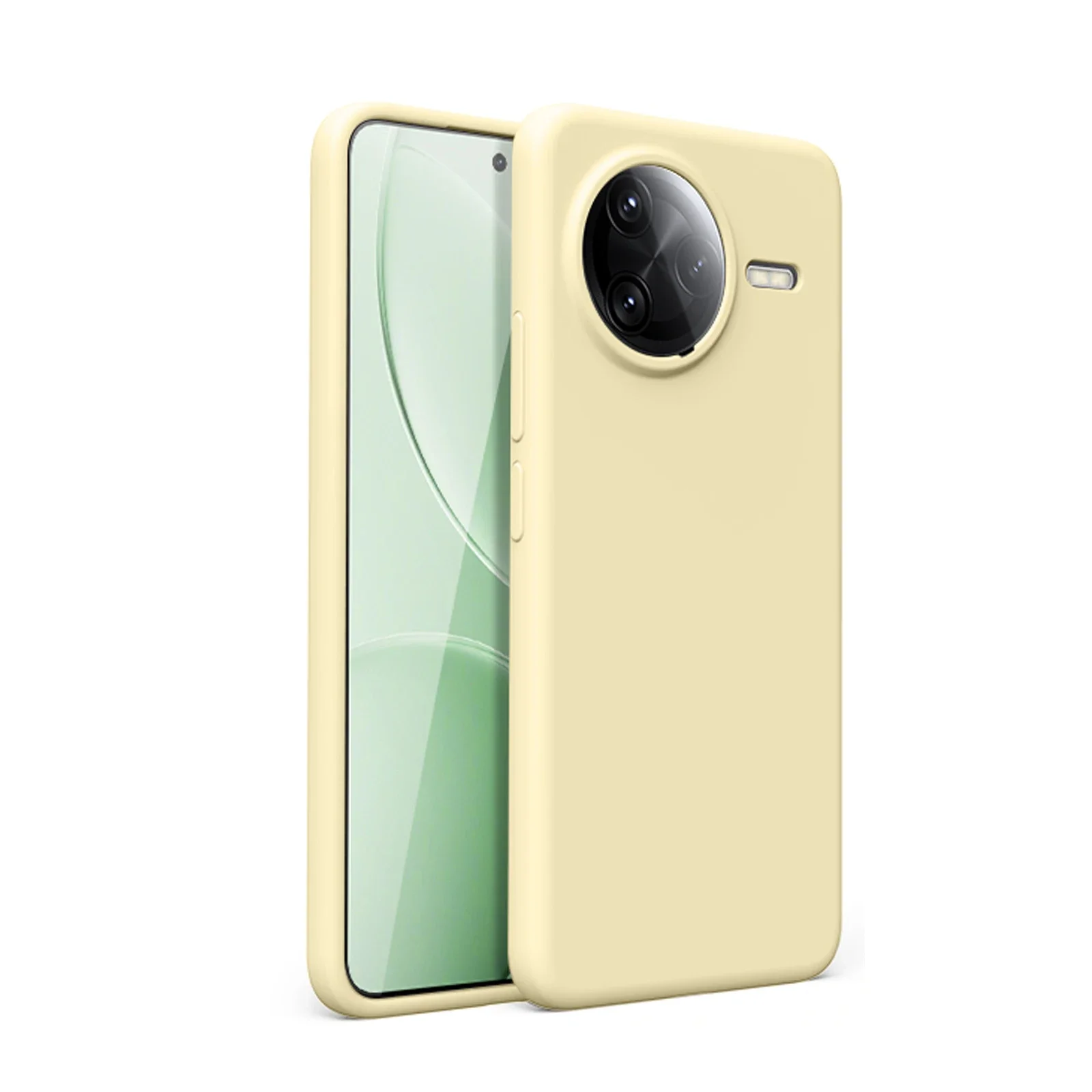 Liquid Silicone Shockproof Case with Microfiber Lining - Smooth, Slim, and Colorful Cover