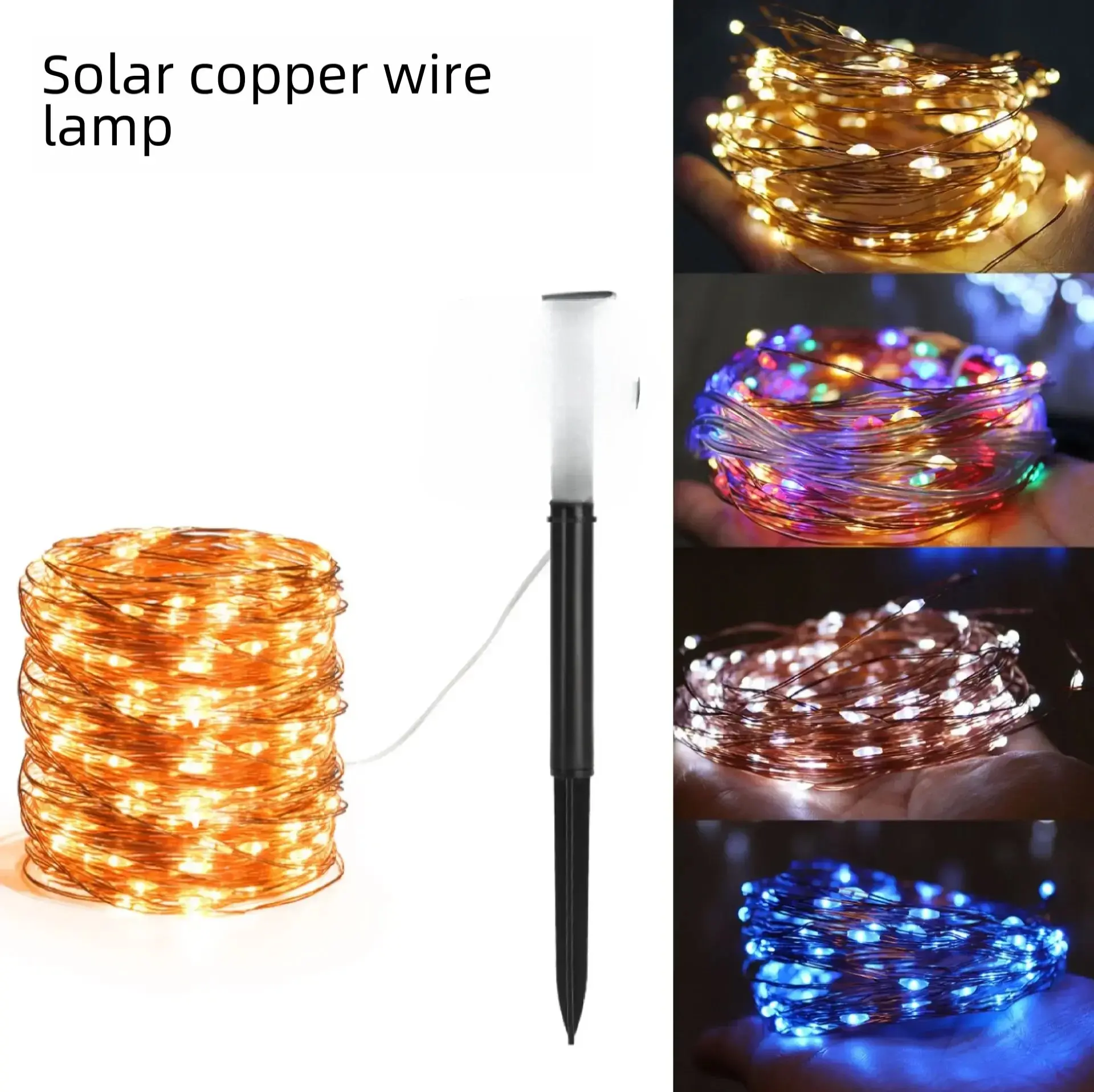 32M 22M 7M Led Solar Light Outdoor Fairy Garland String Light Lampada Da Giardino Impermeabile A Festone Christmas Yard Patio Party Decor