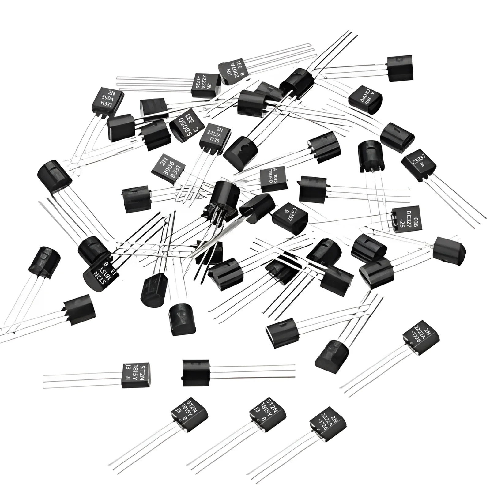 Transistor Kit BC327 BC337 2N2222 2N2907 2N3904 2N3906 S8050 S8550 A1015 C1815 PNP/NPN 10 Values TO-92 Assortment Set 100/220pcs