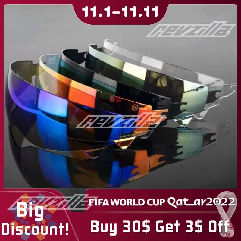 Scorpion Exo Combat/Covert-X Casco Moto Shield Lens Retro Scorpion Helmet Accessori Parabrezza Anti-Uv Cascos Para Moto