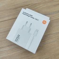 TurboFast 100W Charger with 6A Type C Cable and EU Power Adapter - EU Set (White)