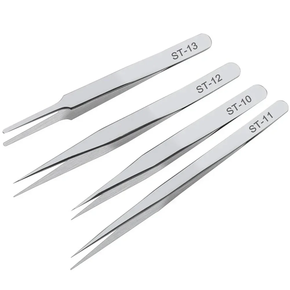 Precision Industrial Tweezers Anti-static Maintenance Tweezers Hand Tool Precision Parts Maintenance Mobile Phone Repair 1PC