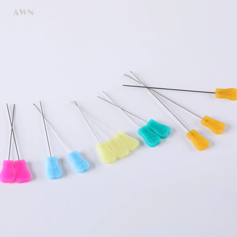 50Pcs/Pack Disposable Acupuncture Needles Small Knife Big Sizes Plastic Handle Painless Acupotomy Massager