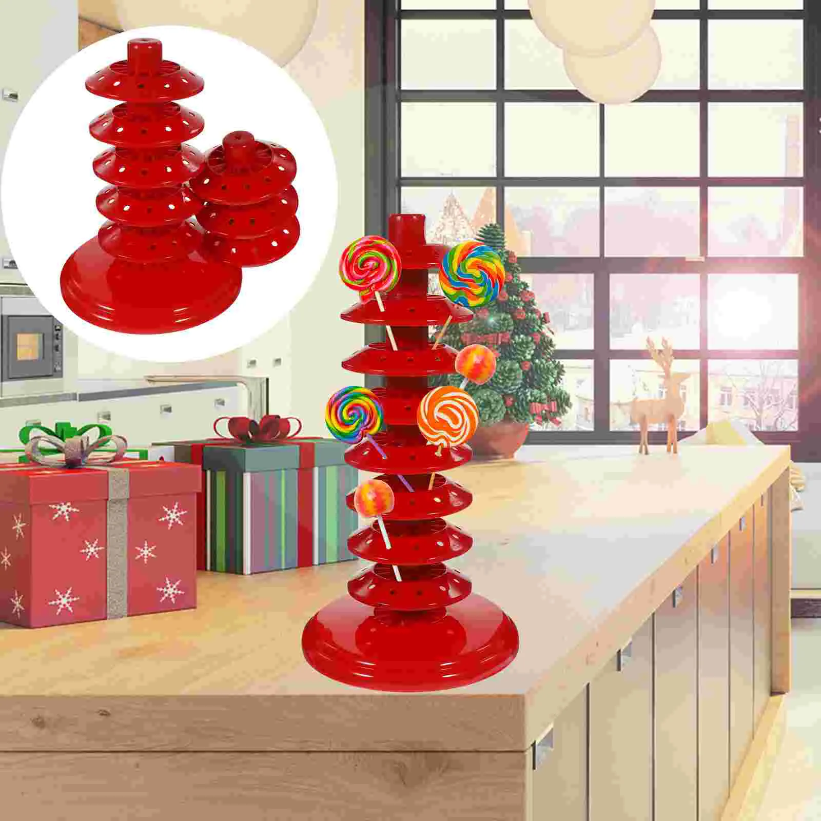 

Multi-Tier Lollipop Stand Tiered Lollipop Holder Adjustable Stand Display Rack Lollipop Display Bracket Adjustable Candy Rack