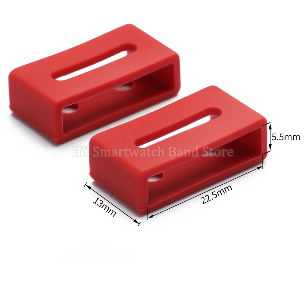 Silicone Watch Strap Keeper Loop - Waterproof Rubber Accessory