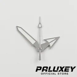 Black Gray Green Luminous Watch Hands (Silver)