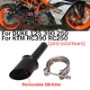 Slip On For KTM DUKE 125 390 250 RC390 2017 2018 2019 2020 Motorcycle Exhaust Escape System Moto Modify Hidden Muffler DB Killer