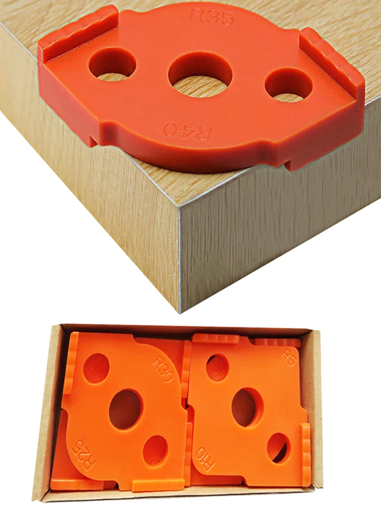 1 Sets wood Panel Radius R Plate Quick-Jig Router Table Bit Corner Jig ...