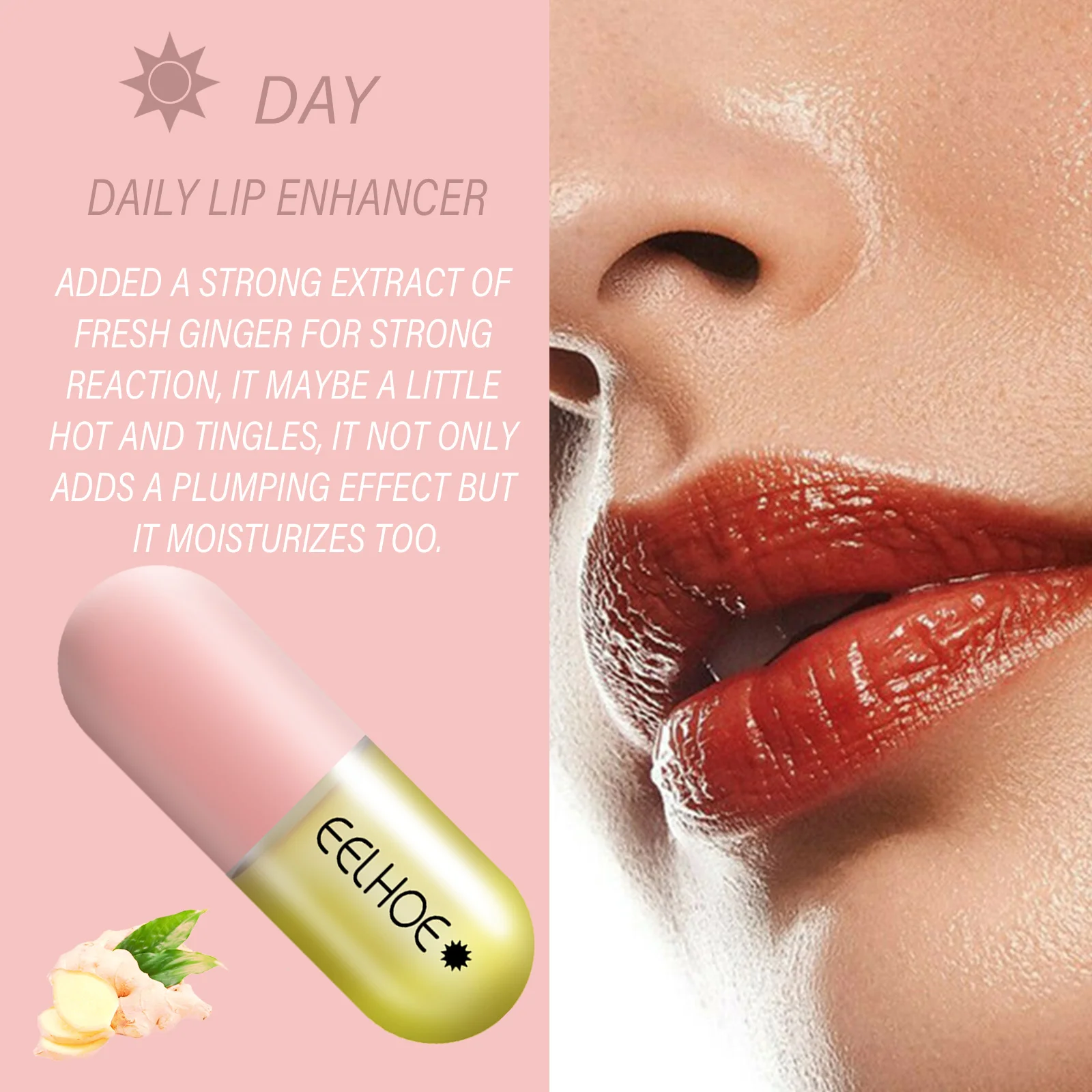 Lip Balm EELHOE Lip Balm Moisturizing Anti Cracking Lip Hydrating Long Lasting Anti-drying Repair Lines Increase Elasticity Lipstick