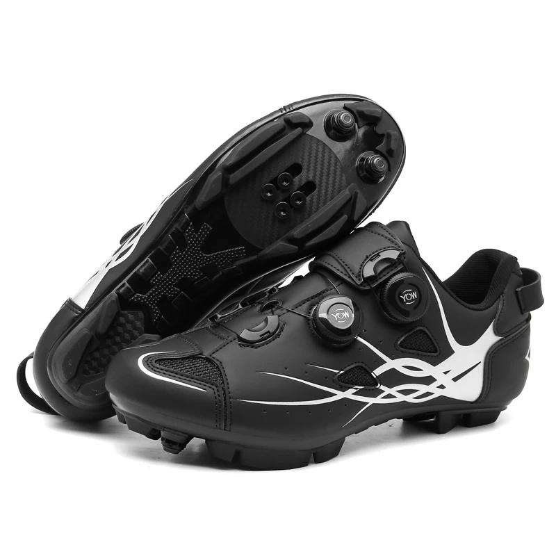Cycling Sneaker Mtb Men SPD Cleats Mountain Bike Footwear Women Road Bicycle Shoes Self-Locking Racing Speed Flat Sneakers