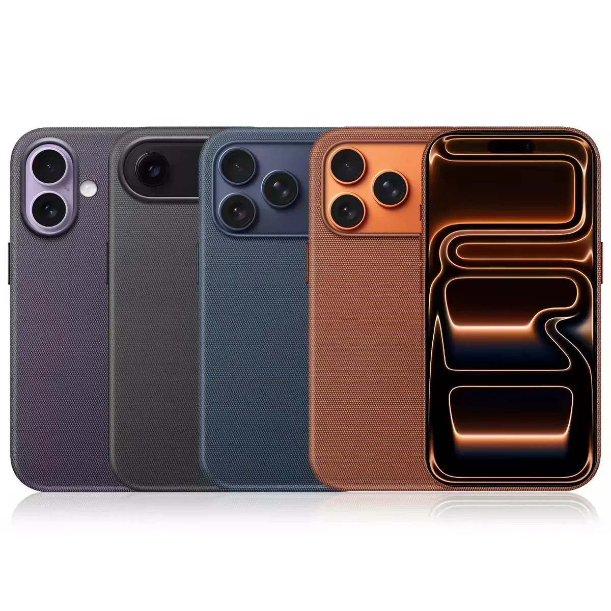Premium Woven Magnetic Case with Shockproof and Raised Camera Protection