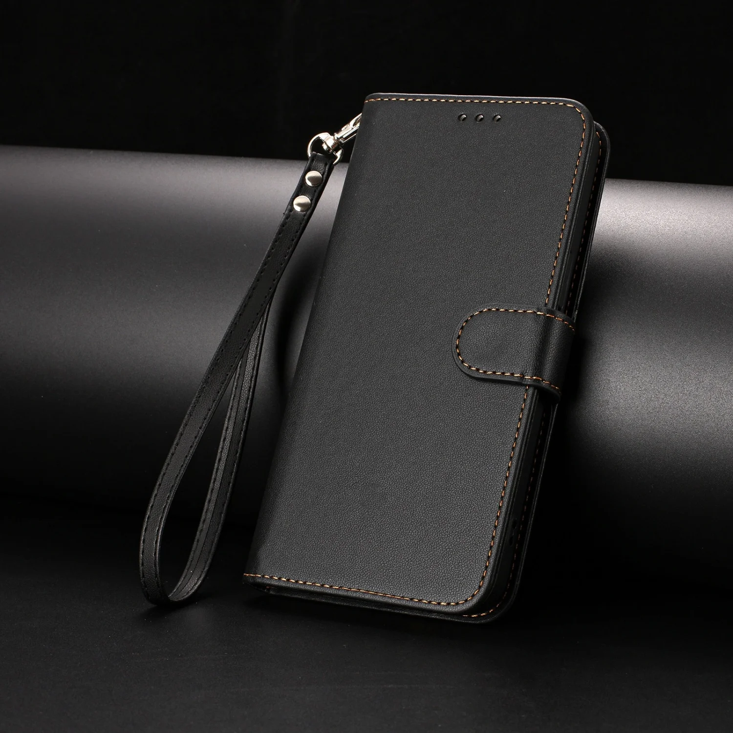 Leather Flip Phone Case with Wallet Protection - Elegant and Durable Cover