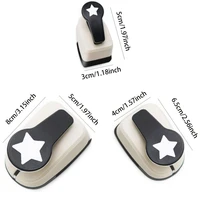 DIY Craft Star Hole Punch Kids Scrapbook Paper Puncher Paper Cutter 9-25mm Punch Scrapbooking Punches Embossing Cutter Puncher 2