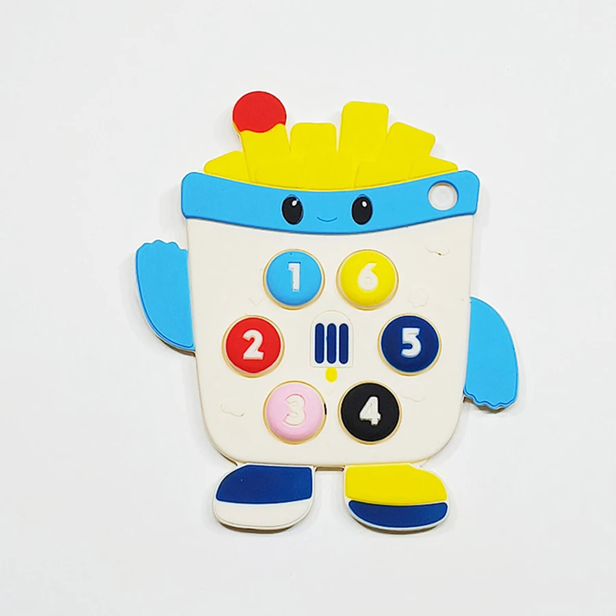 2025Children's Silicone Remote Control Handle Teether Baby Oral Sex Pacifier Remote Control Teether Anti-bite Anti-feeding Toys