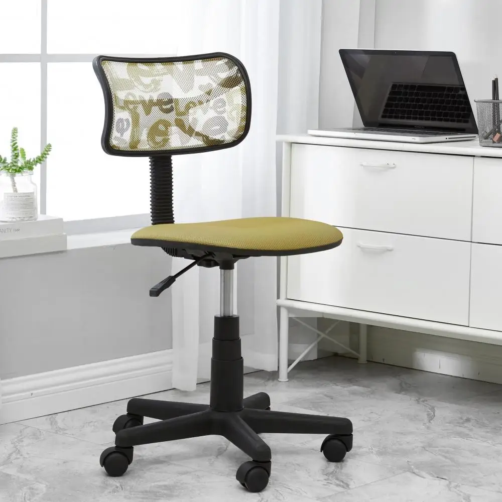 

Task Chair with Swivel & Adjustable Height, 225 lb. Capacity, Green(US Stock)