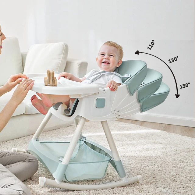 Chaise de Salle à Manger Pliable pour Bébé, Rehausseur d'Alimentation pour  Enfant de 0 à