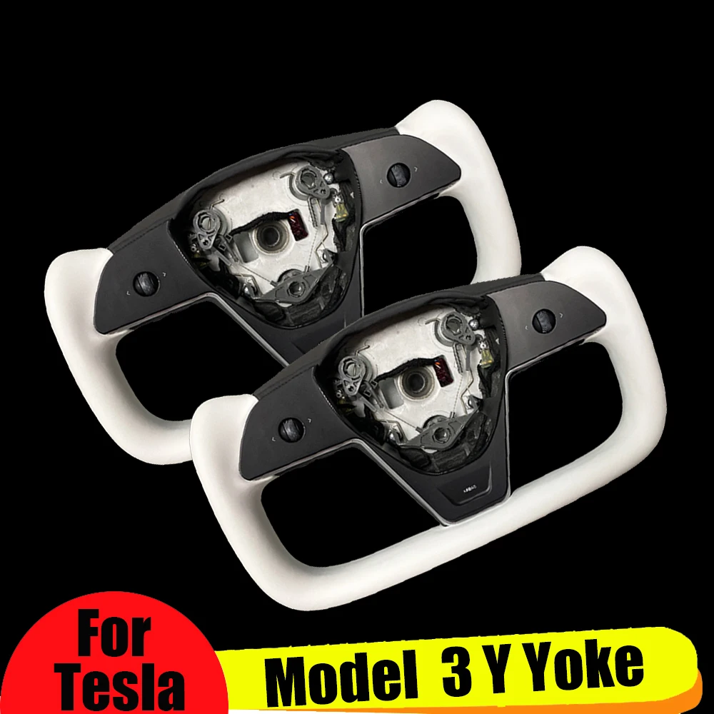 

Рулевое колесо 2,0 Yoke RWD модель Y 2023 для Tesla Model 3, нагревательное персонализированное кожаное рулевое колесо NAPP, аксессуары 2023 Y