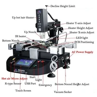 ZM R5860 4800W Hot Air BGA Rework Station Soldering Machine Zhuomao 3 Zones 220V for Laptop Chip Game Consoles Repair 2
