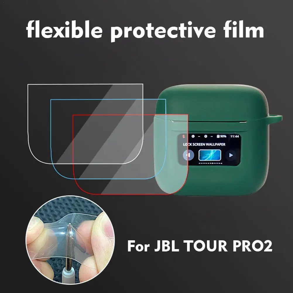 Per Jbl Tour Pro 2 Pellicola Auricolare Bluetooth Ultra-Sottile Tpu Soft Hydrogel Film Clear Screen Protector Accessori Per Auricolari